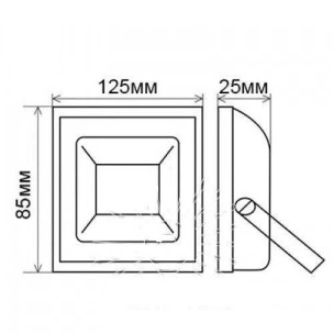 Прожектор Lemanso Нептун LED LMP72-30W IP65/6500k